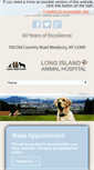 Mobile Screenshot of longislandanimalhospital.com
